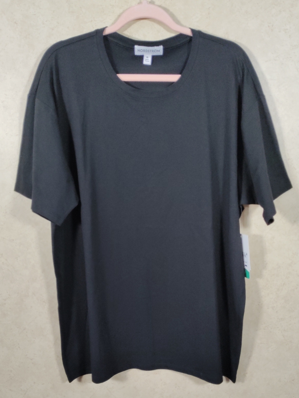 I131 Nordstrom Men’s Black Crew Neck Short Sleeve Tee XL NWT